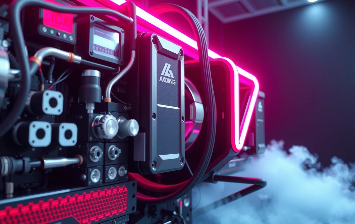 Technical Engine Wireframe